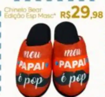 Master Supermercados Chinelo Bear Edicao Esp masc oferta