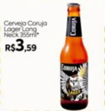 Master Supermercados Cerveja Caruja Lager Long Neck 355ml oferta