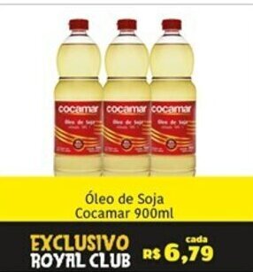 Royal Supermercados Oleo de Soja Cocamar 900ml oferta