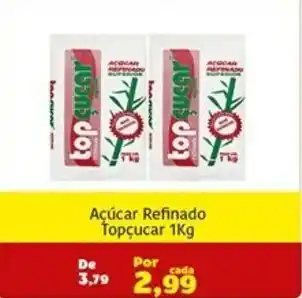 Royal Supermercados Acucar Refinado Topcucar 1kg oferta