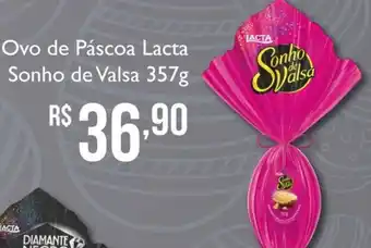 Villarreal Supermercados Ovo de Pascoa Lacta Sonho de Valsa 357g oferta