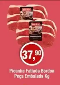 Picanha Fatiada Bordon peca Embalada 1kg
