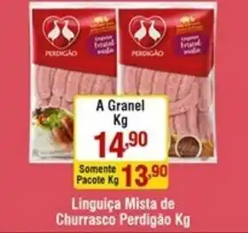 Royal Supermercados Linguica Mista de Churrasco Perdigao 1kg oferta