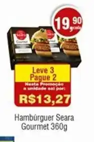 Royal Supermercados Hamburguer Seara Gourmet 360g oferta