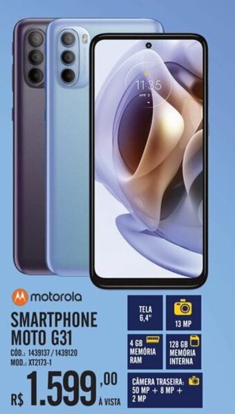 Zema Motorola Smartphone Moto G31 oferta