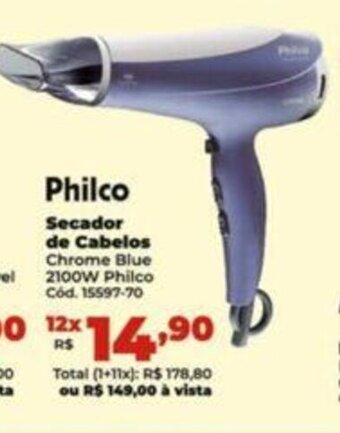 Lojas Becker Philco Secador de Cabelos oferta