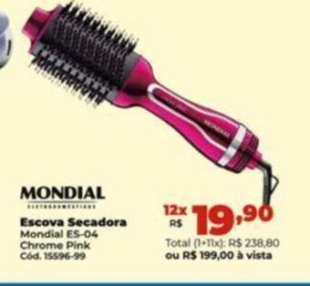 Lojas Becker Mondial Escova Secadora oferta