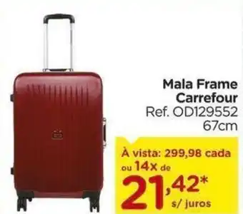 Carrefour Mala Frame Carrefour 67cm oferta