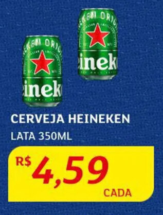 Cerveja Heineken lata 350ml