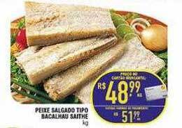 Mercantil Rodrigues Peixe salgado tipo bacalhau saithe oferta