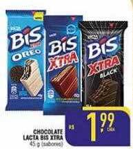 Mercantil Rodrigues Chocolate lacta bis xtra oferta