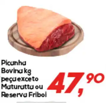 Picanha Bovina 1kg peca esceto Maturatta ou Reserva Friboi