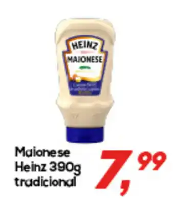 Maionese Heinz 390g tradicional