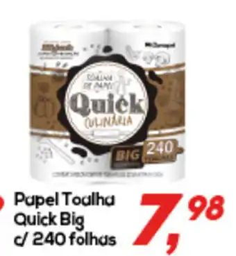 Papel Toalha Quick Big c/ 240 folhas