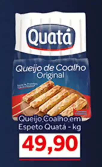 Shibata Supermercados Queijo Coalho em Espeto Quata 1kg oferta