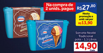 Shibata Supermercados Sorvete Nestle Tradicional 1.5L oferta