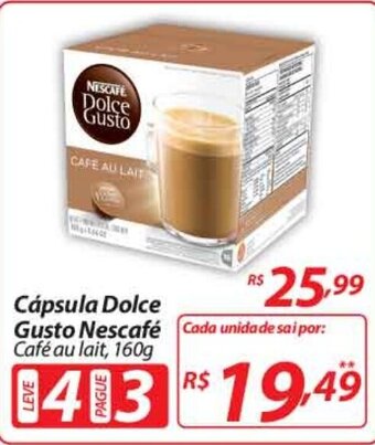 Capsula Dolce Gusto Nescafe 160g