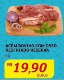Assaí Atacadista Acém Bovino com osso resf. Reserva 1kg oferta