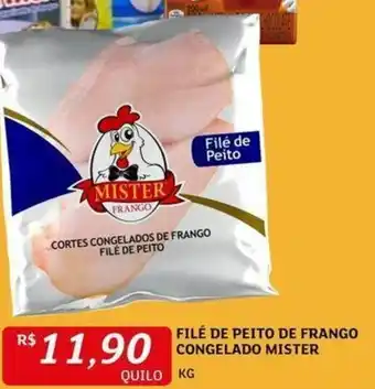 Filé de Peito de Frango congelado Mister 1kg