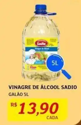Assaí Atacadista Vinagre de álcool Sadio 5L oferta