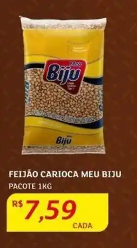 Assaí Atacadista Feijão Carioca Meu Biju 1kg oferta