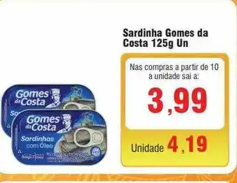 Spani Atacadista Sardinha gomes da costa oferta
