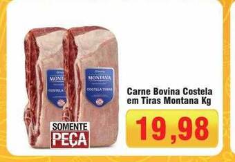 Spani Atacadista Carne bovina costela em tiras montana kg oferta