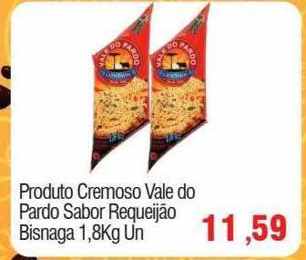 Produto cremoso vale do pardo sabor requeijão bisnaga