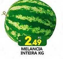 Supermercado Porecatu Melancia inteira kg oferta