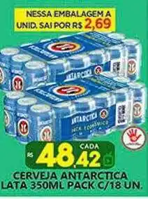 Supermercado Porecatu Cerveja antarctica lata oferta