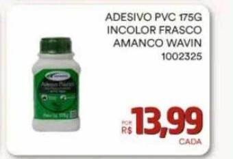 Conibase Adesivo pvc 175g incolor frasco amanco wavin oferta