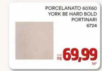Porcelanato 60x60 york be hard bold portinari