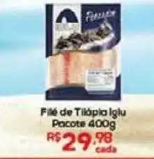 Filé de tilápia iglu pacote