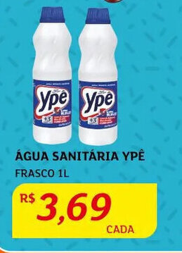 Assaí Atacadista Água Sanitária Ypê 1L oferta