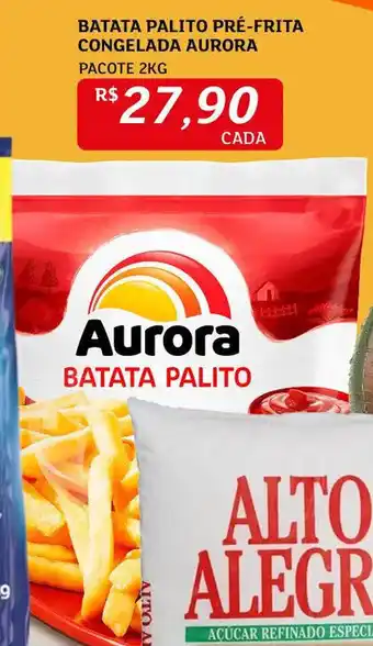 Assaí Atacadista Batata Palito Pré=Frita congelada Aurora 2kg oferta