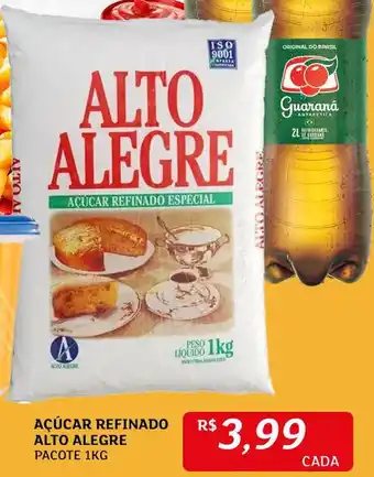 Assaí Atacadista Açúcar Refinado Alto Alegre 1kg oferta