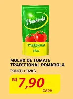 Assaí Atacadista Molho de Tomate Tradicional Pomarola 1.02kg oferta