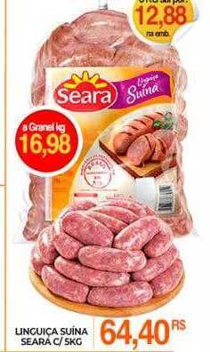 Mercadão Atacadista Linguiça suina seara oferta