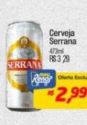 Supermercados Rena Cerveja serrana oferta
