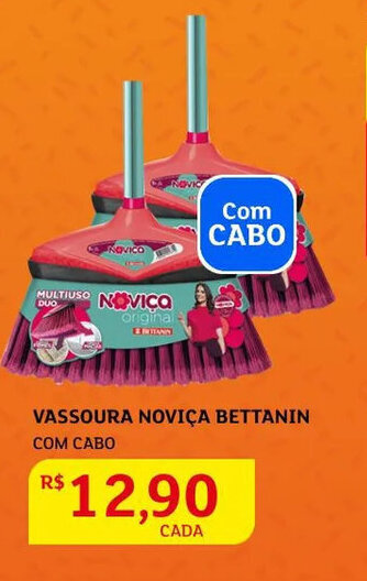 Assaí Atacadista Vassoura Noviça Bettanin oferta