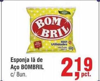 Higa Atacado Esponja lã de aço bombril oferta