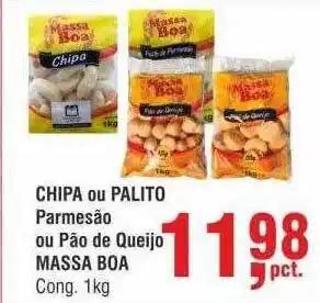 Higa Atacado Chipa ou palito parmesão ou pão de queijo massa boa oferta
