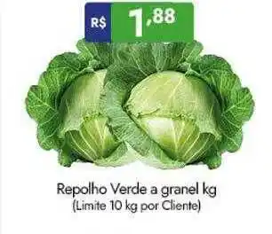 Repolho verde a granel kg