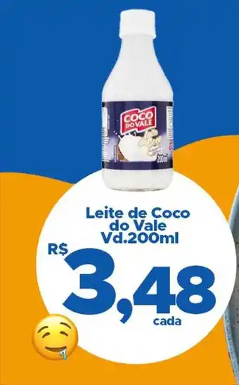 Supermercados BH Leite de coco do vale oferta