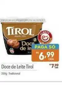 Supermercados Condor Doce de leite tirol oferta