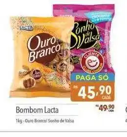 Supermercados Condor Bombom lacta oferta