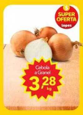 Lopes Supermercados Cebola a granel oferta