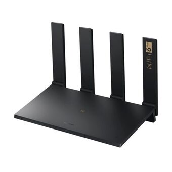 Roteador huawei ax3 pro, wi-fi 6, dual band, 4 antenas - ws7206 | preto