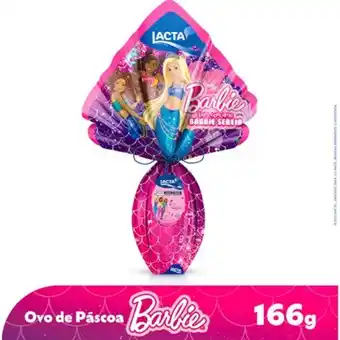 Ovo de páscoa barbie lacta 166g