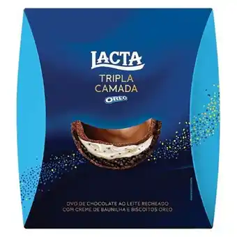 Ovo de páscoa oreo tripla camada lacta 320g